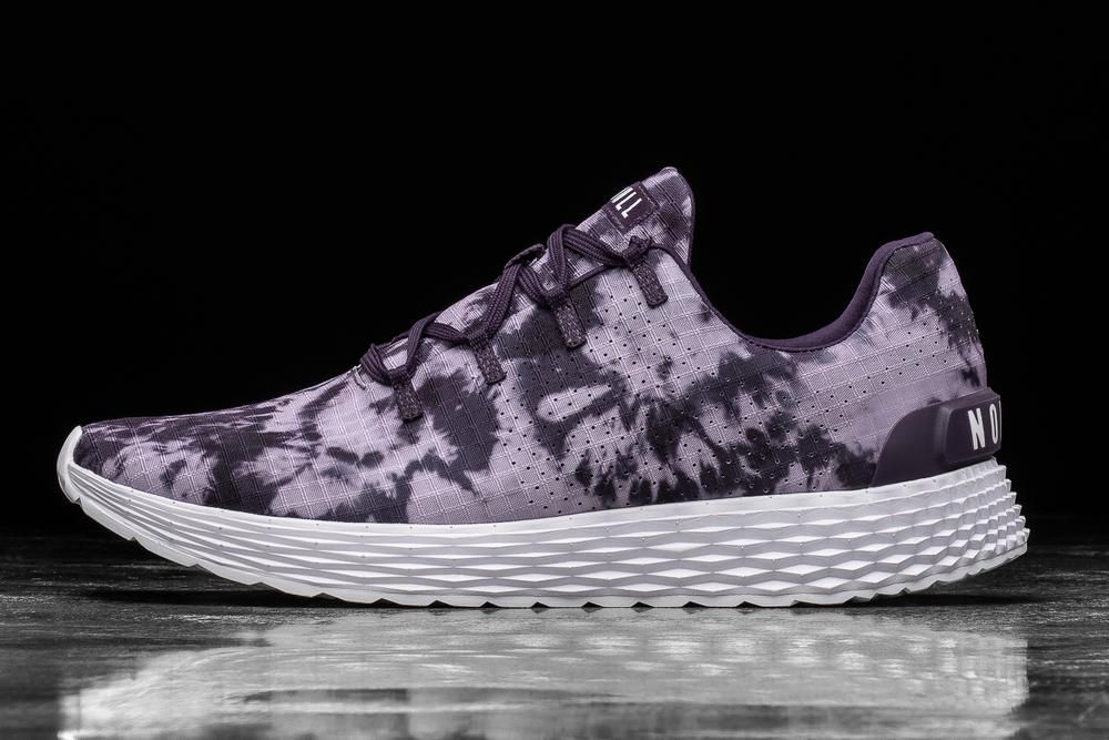 NOBULL Men's Wisteria Tie-Dye Ripstop Running Shoes - Wisteria Tie-Dye - Ireland (9784YVDOE)